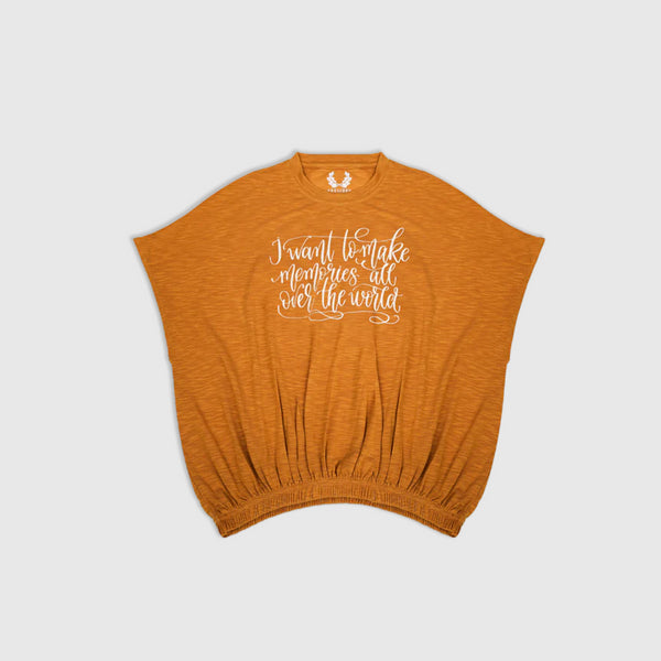 Memories Graphic Crop Tee